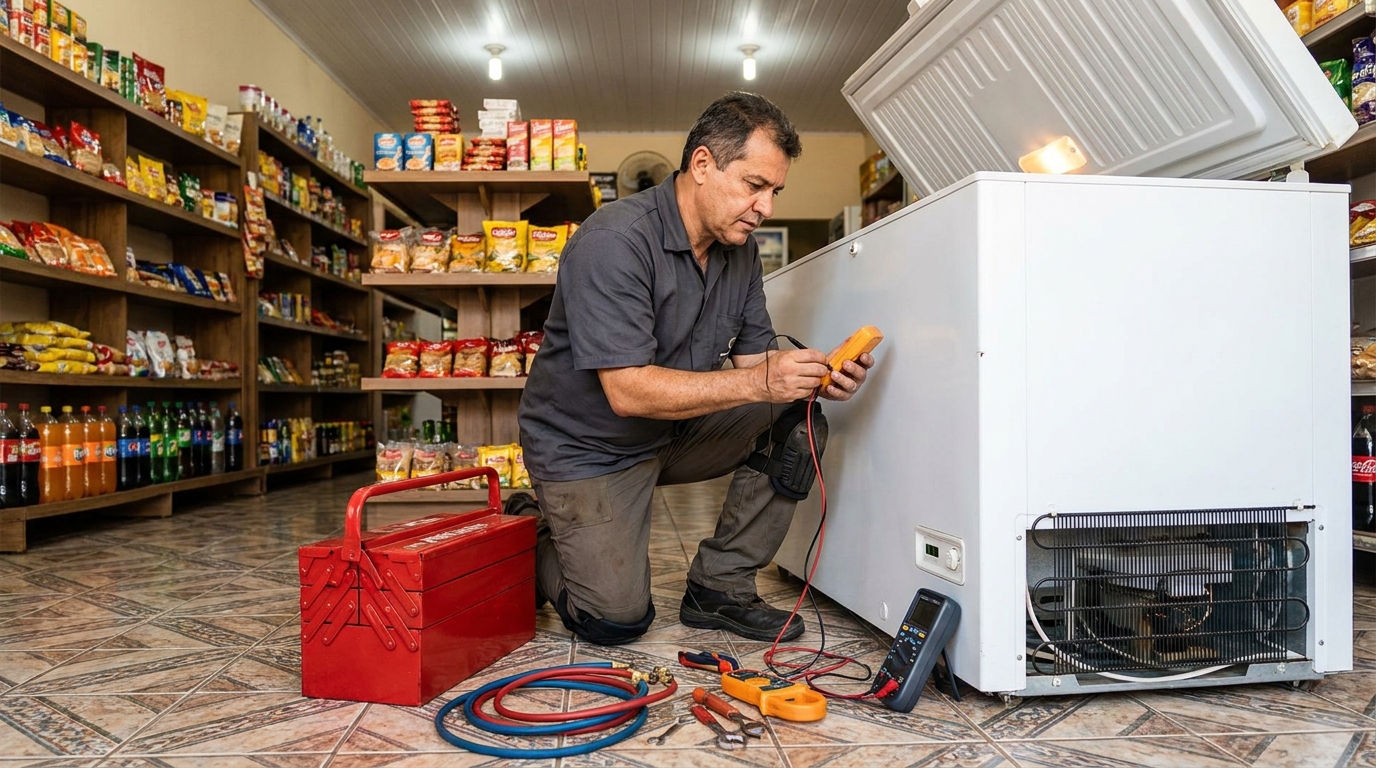 Ajuste de Temperatura do Freezer em Blumenau‑SC