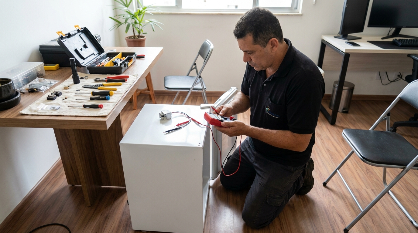 Diagnóstico em Frigobar Residencial em Blumenau‑SC