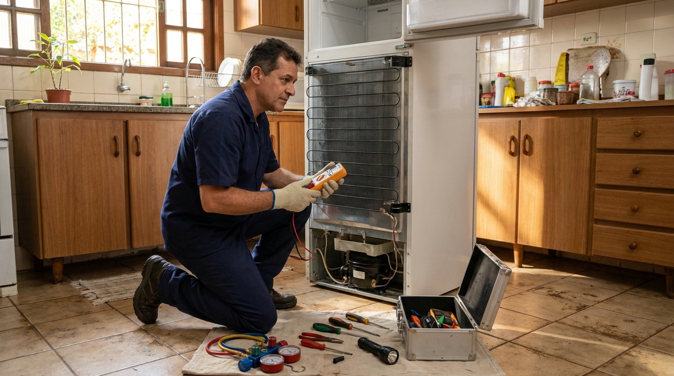 Manutenção na Refrigeração em Blumenau‑SC